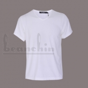 超细木代尔V领短袖衫12V04