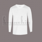 丝光棉V领长袖上衣13E03