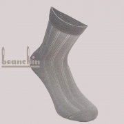 商务素条休闲袜13W04