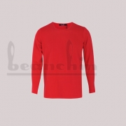 长绒棉提花圆领暖衣11E05